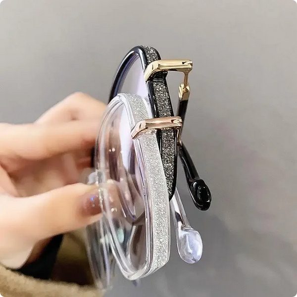 Elegant classic women's reading glasses. Comfortable eyewear accessory for daily vision aid.