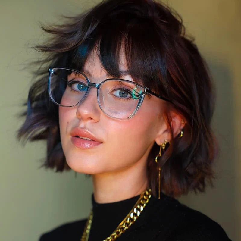 Comfortable women's reading glasses, classic design for clear vision aid & daily use.
