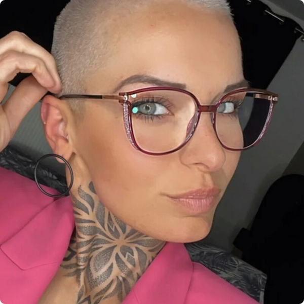 Women's classic elegant reading glasses. Comfortable daily eyewear for enhanced vision aid.