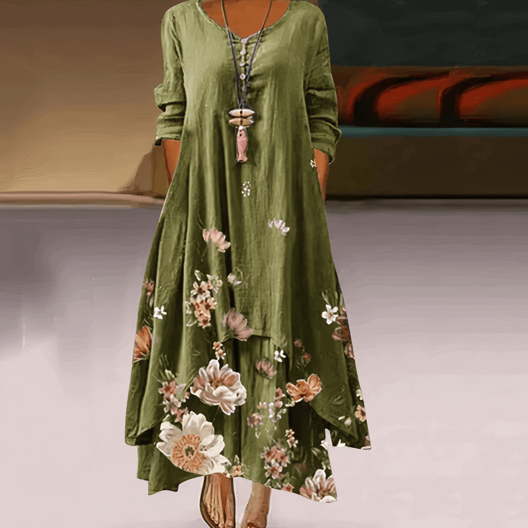 Elegant women's dress, versatile for every occasion. Chic spring & summer style with a flattering fit.