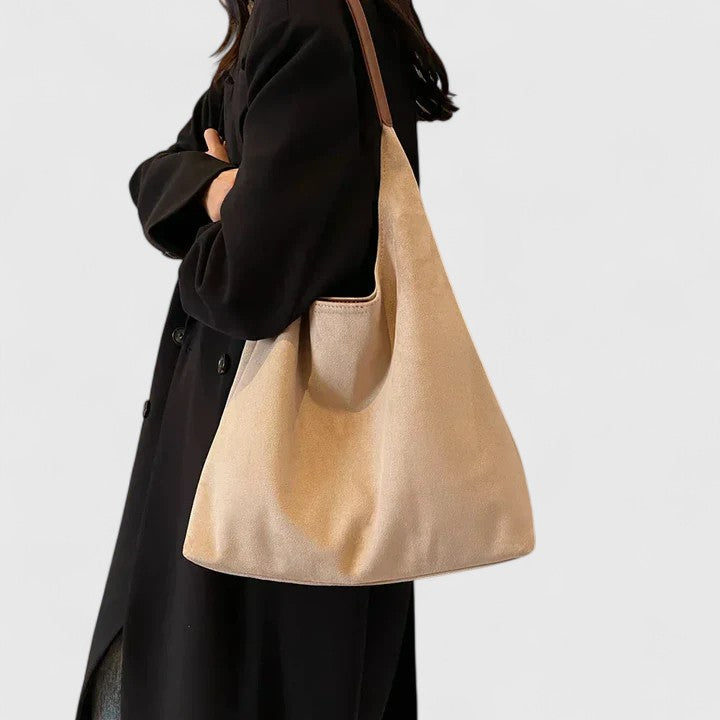 Women's elegant everyday tote. A chic, spacious shoulder bag for work or leisure. Quality design.