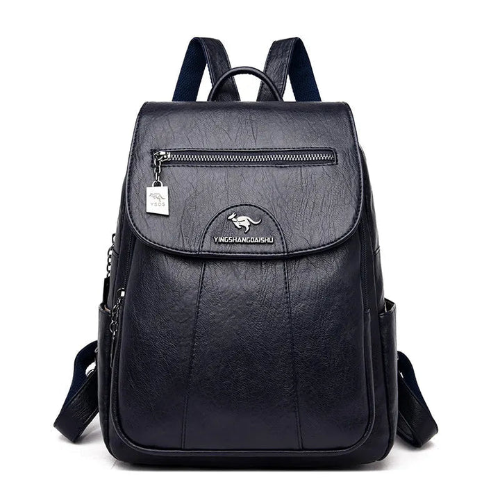 Premium elegant women's fashion backpack. Chic, durable, versatile daily use bag with adjustable straps for comfort.