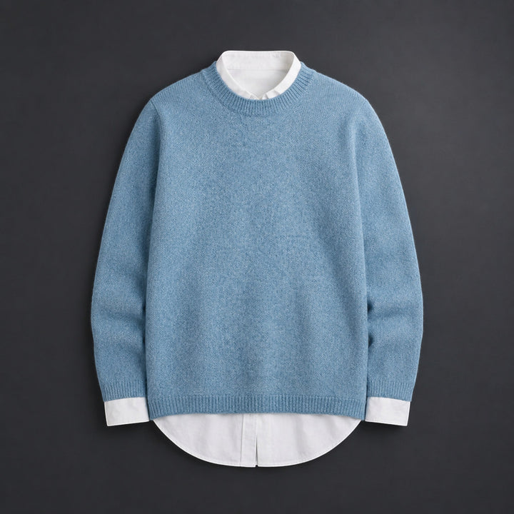 Warm & soft elegant women's fine knit pullover sweater. Perfect for comfortable, versatile all-season fashion.