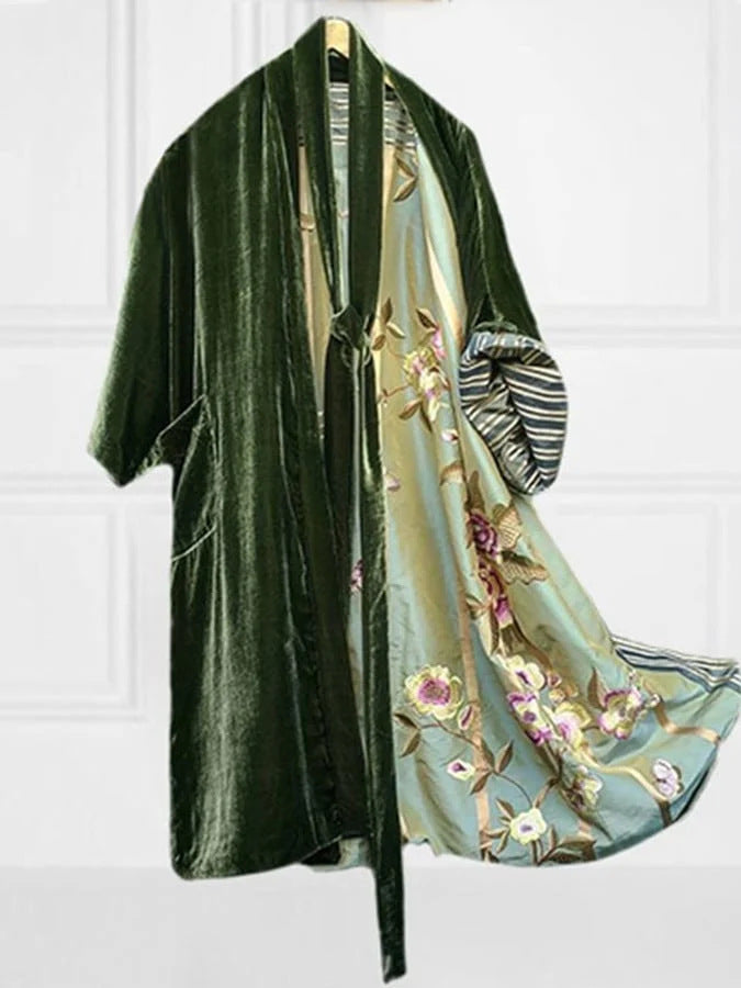 Versatile women's floral off-shoulder midi dress, featuring a comfortable fit & adjustable waist belt.