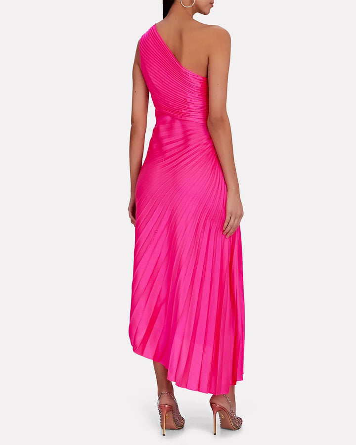 Elegant formal women's flowy maxi dress, perfect for sophisticated evening events.