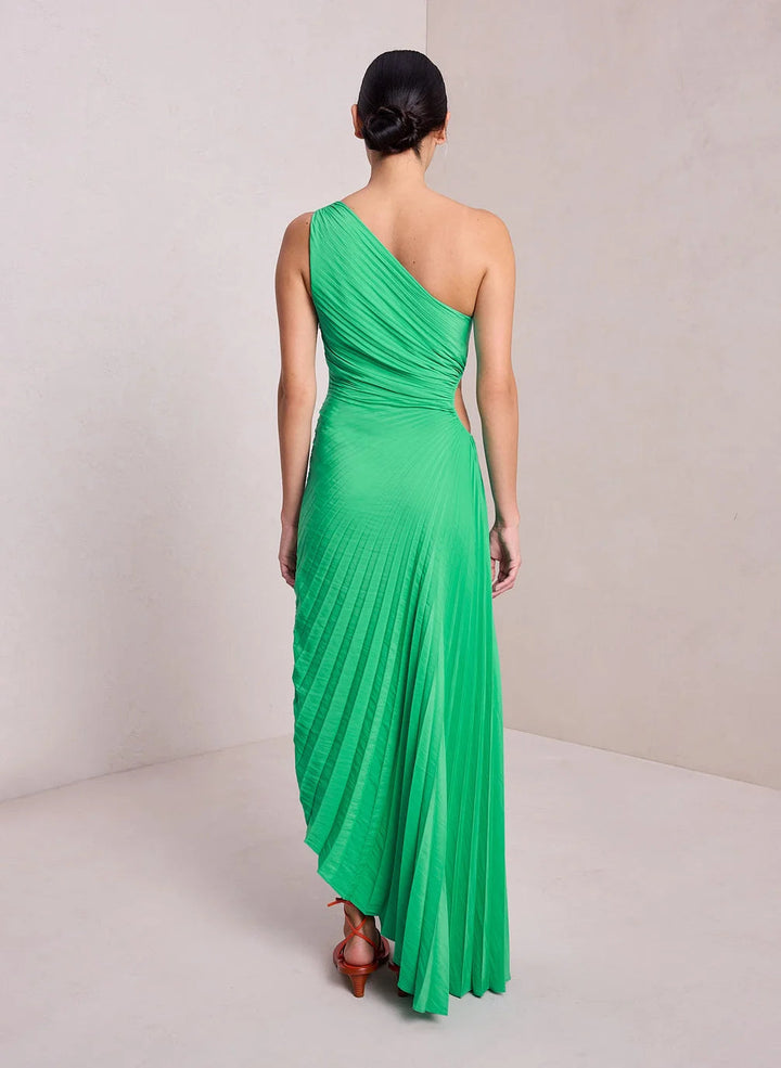 Elegant women's party maxi dress, a flowy long dress for evening and formal occasions.