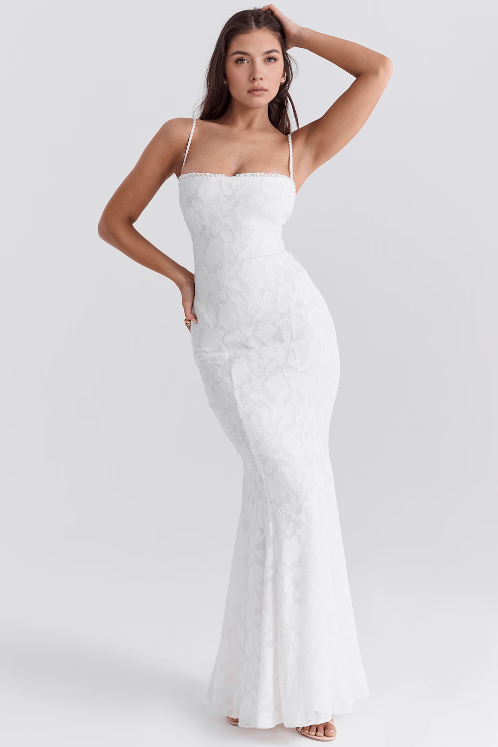 Women's vacation maxi dress, combining casual comfort with an elegant silhouette.