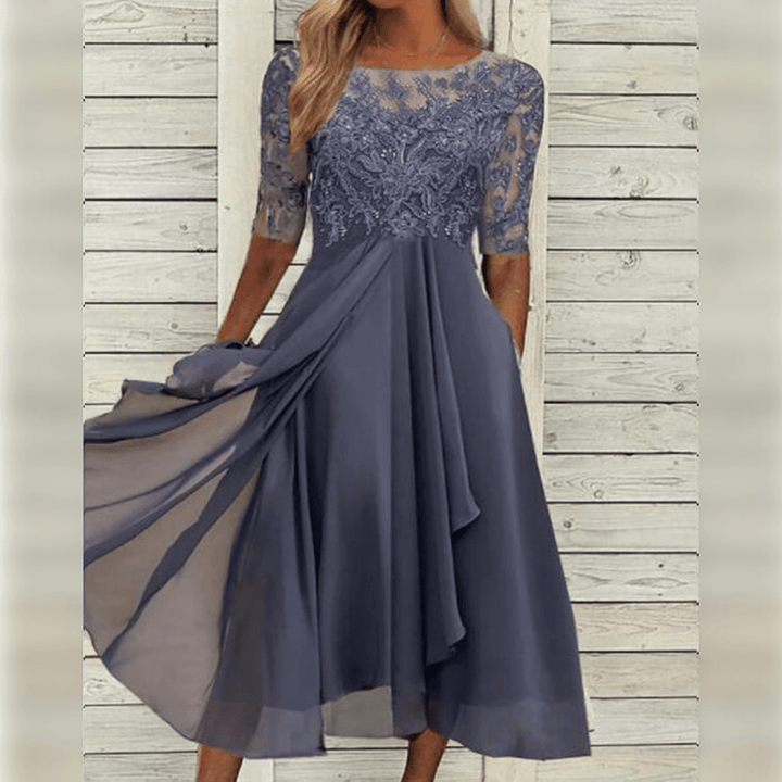 Soft, flowy women's maxi dress, offering elegant comfort and versatile style for any occasion.