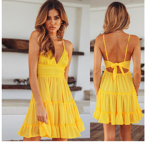 Chic women's midi dress, elegant and flowy, designed with a flattering silhouette for versatile style.