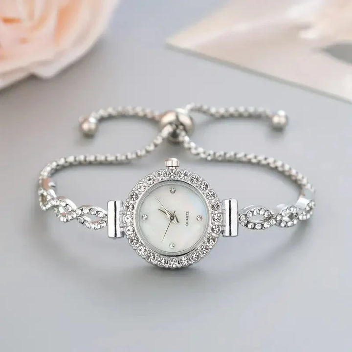Rose gold ladies' elegant watch, a luxurious bracelet style for timeless fashion.