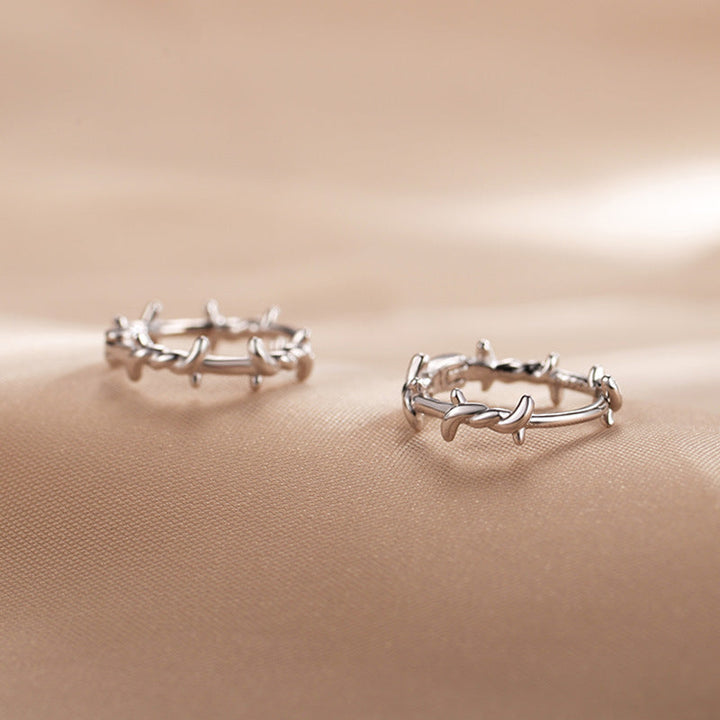 Stylish gold and silver hoop earrings for women. Perfect elegant fashion jewelry, a great gift for her.