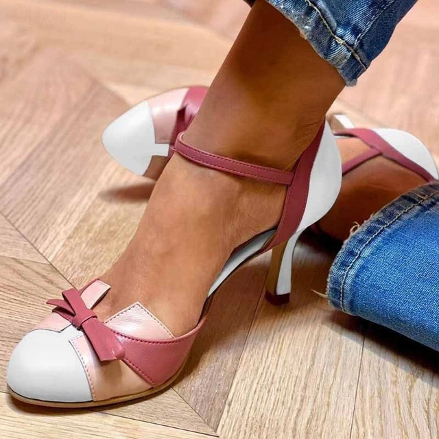 Versatile women's heeled sandals for an elegant summer style, suitable as dress shoes & party footwear.