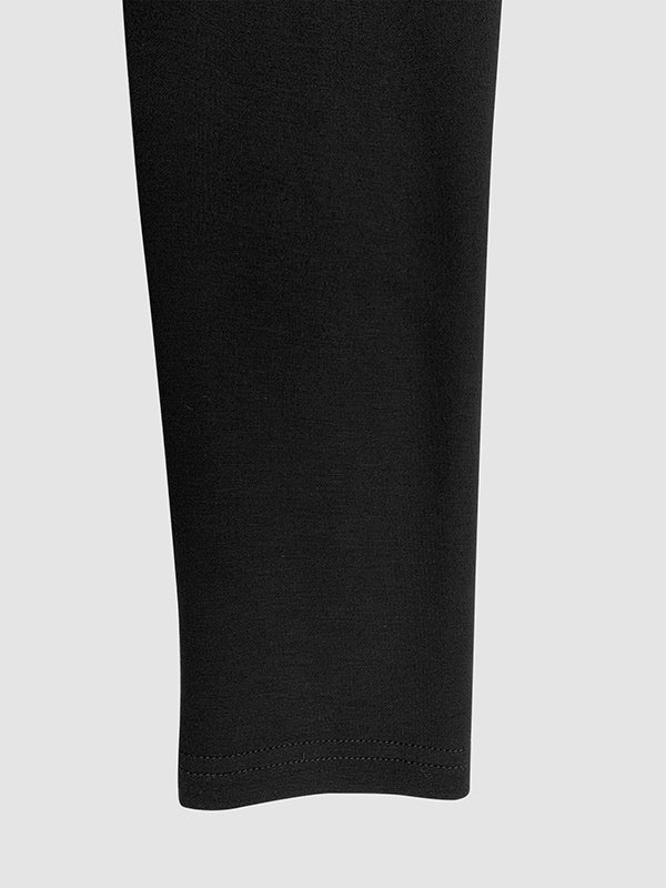 Stylish women's long sleeve evening dress, high-neck, maxi length, with elegant gold button slit.