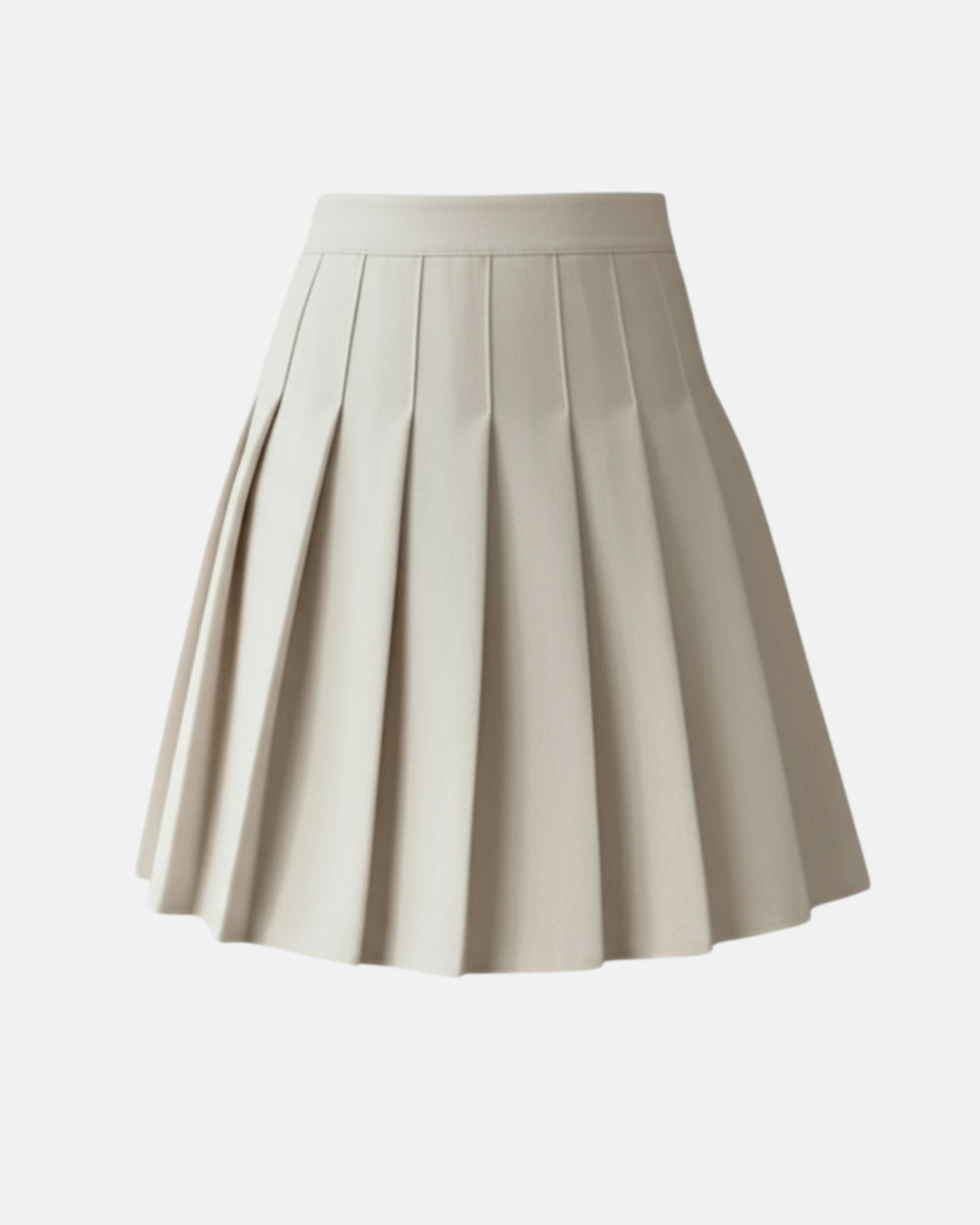 Elegant women's high waist pleated mini skirt, perfect for office or chic casual wear.