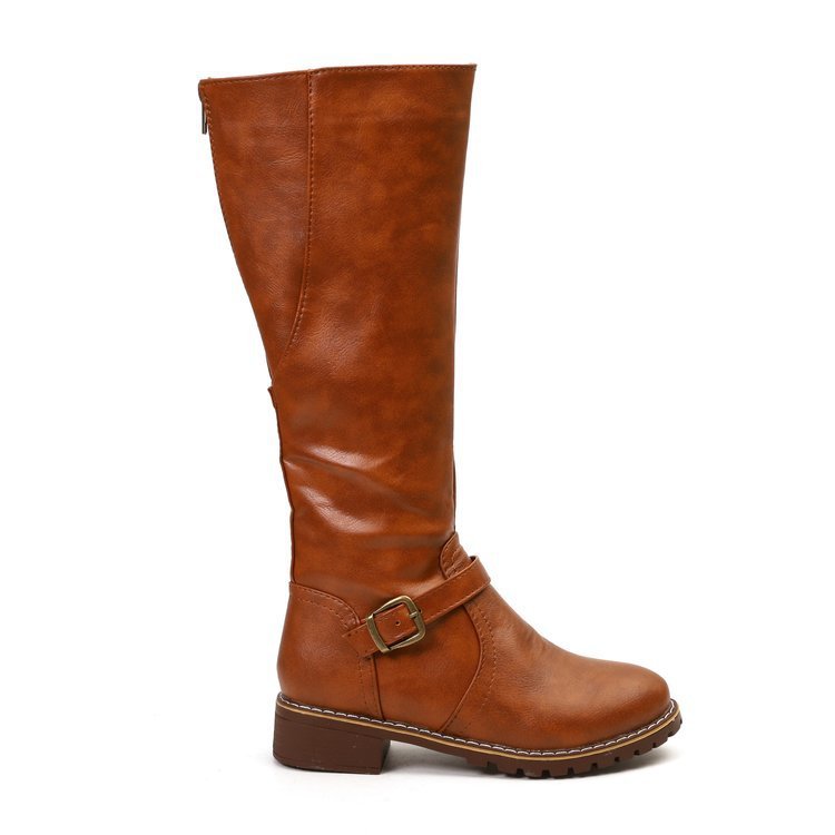 Classic women's knee-high boots, elegant and timeless. Tall fashion footwear with zipper for fall/winter.
