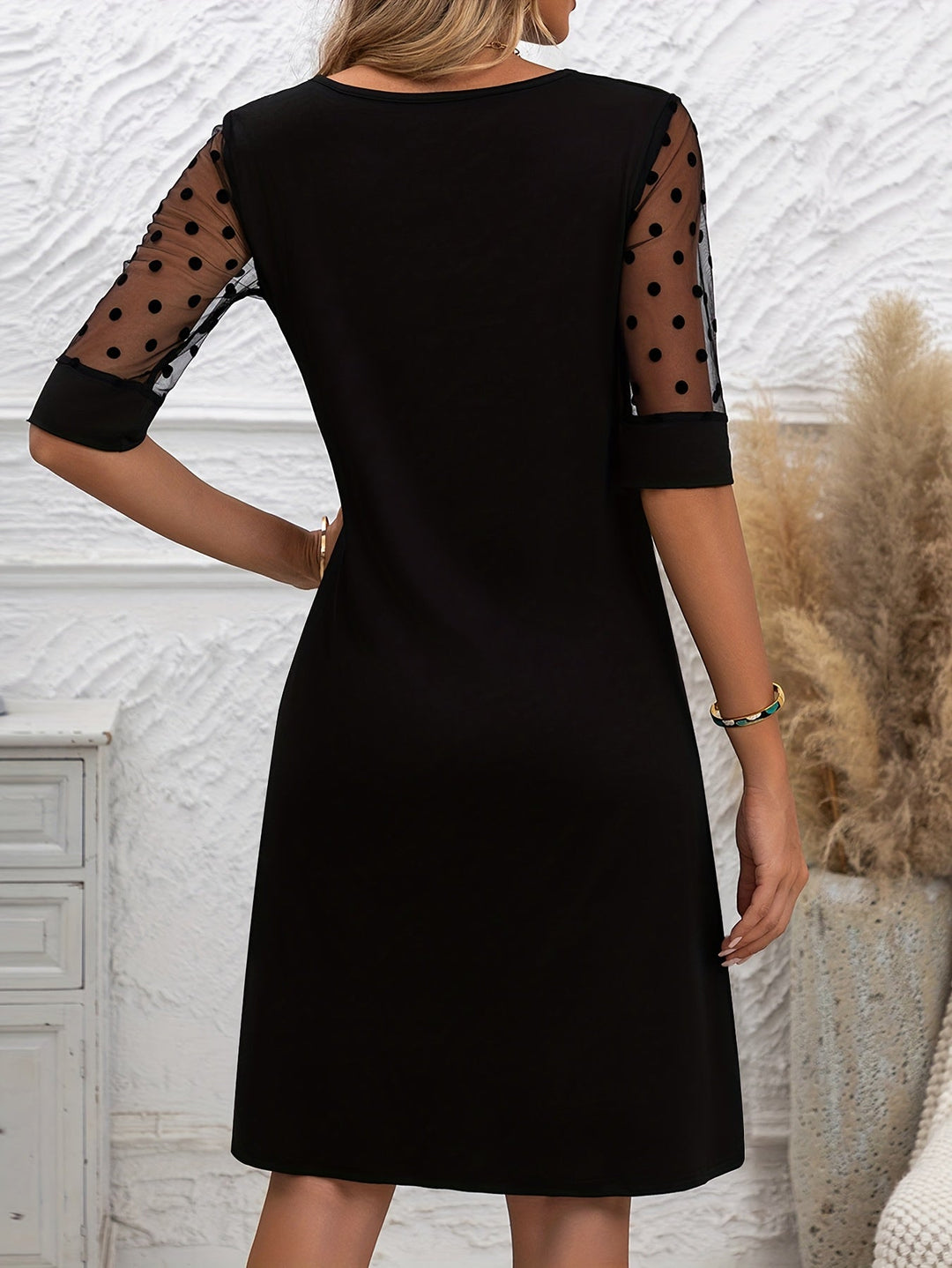 Sophisticated women's elegant lace midi dress, featuring a slim fit for timeless fashion and events.