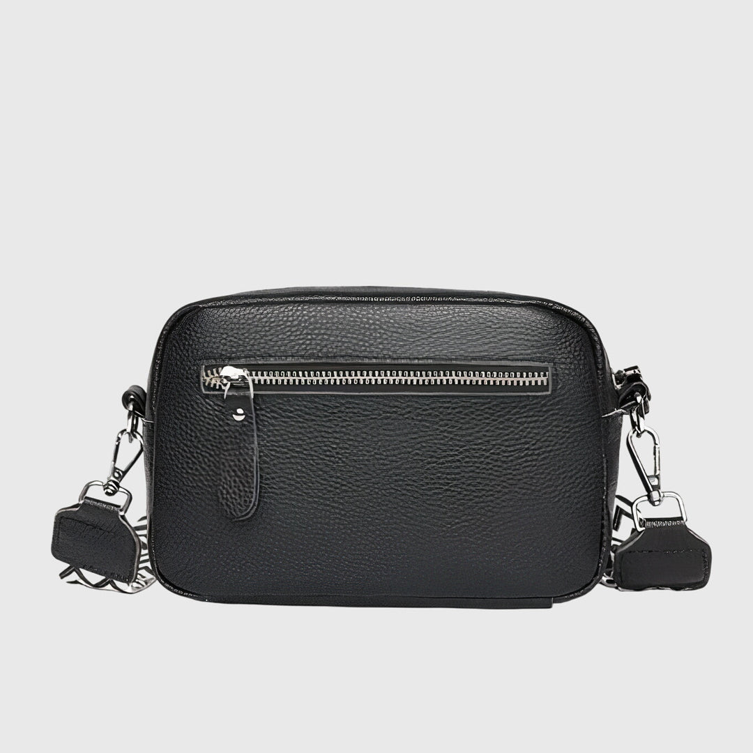 Smooth leather shoulder bag for women, a stylish & practical daily essential handbag.