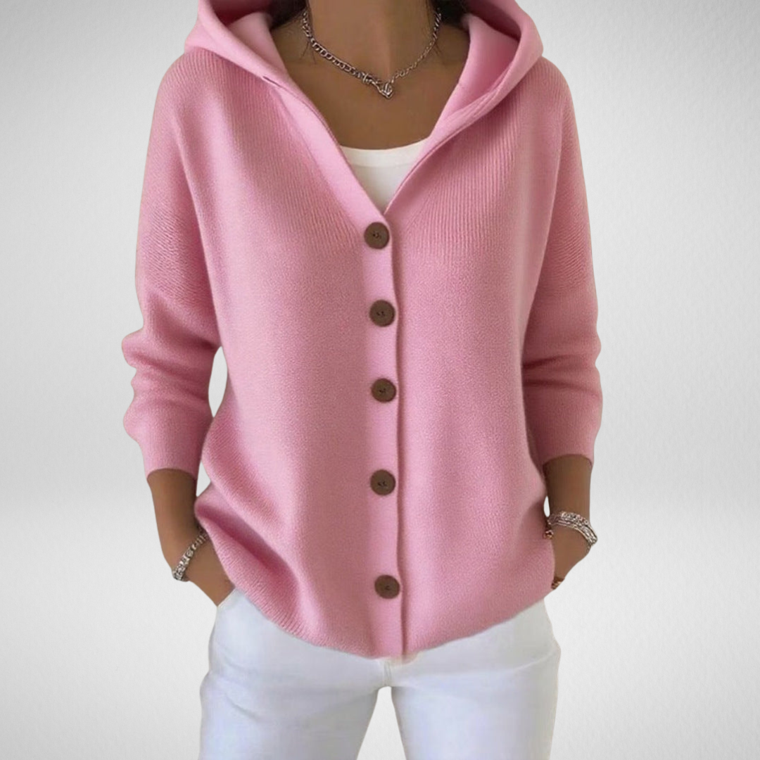 Elegant women's lightweight cardigan, perfect for stylish layering & all-season comfort. Chic everyday wear.