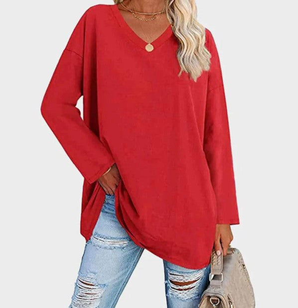 Women's comfortable long sleeve pullover. Essential everyday sweater for versatile fall & winter style.