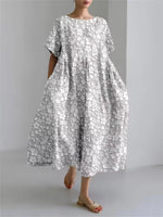 Floral Dark Grey