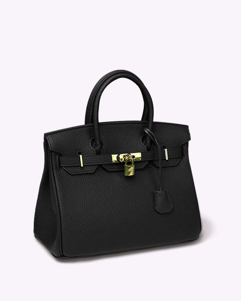 Stylish women's luxury tote handbag, an elegant accessory for professional work environments and travel.