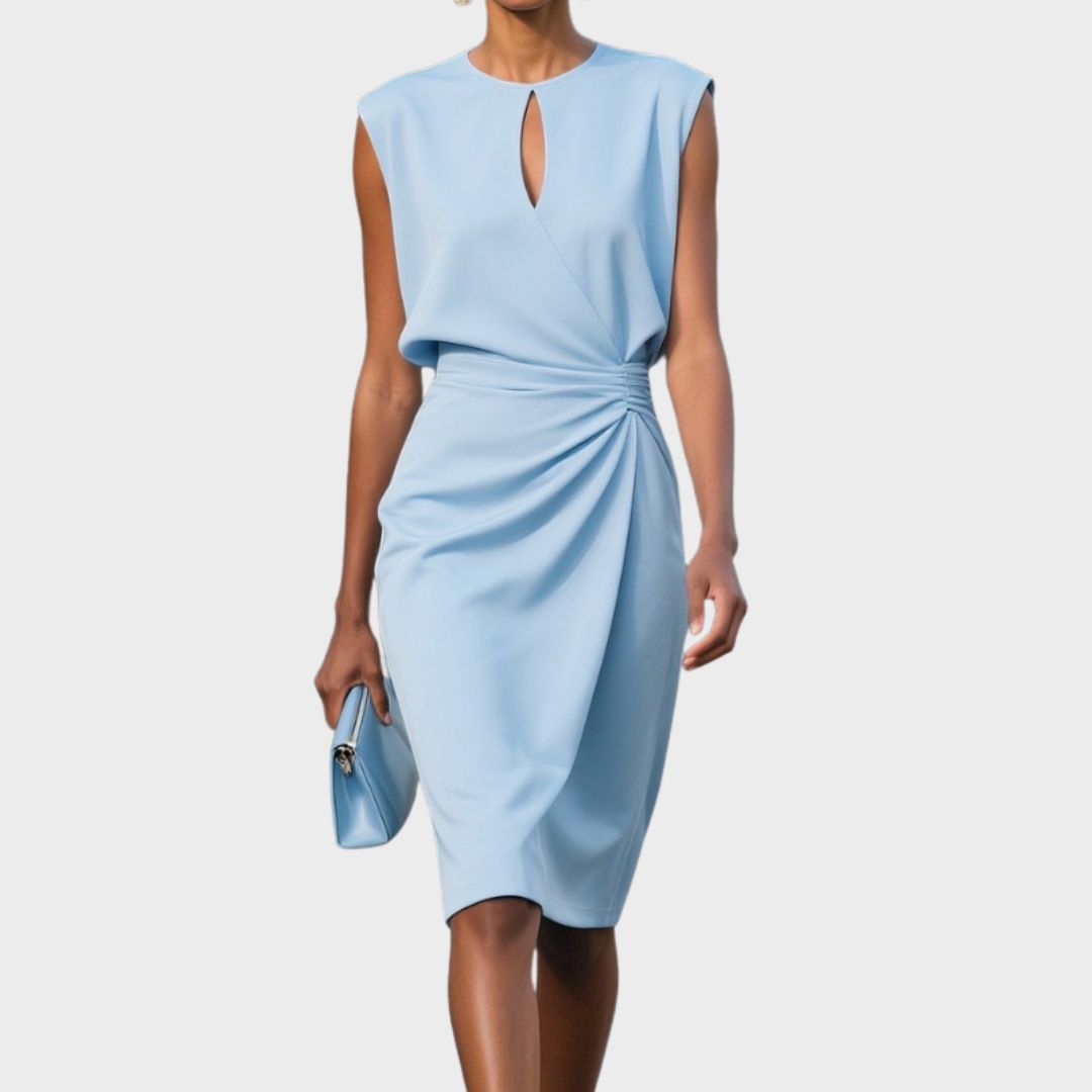 Elegant women's midi dress, perfect for comfort and style. Versatile for everyday wear or special occasions.