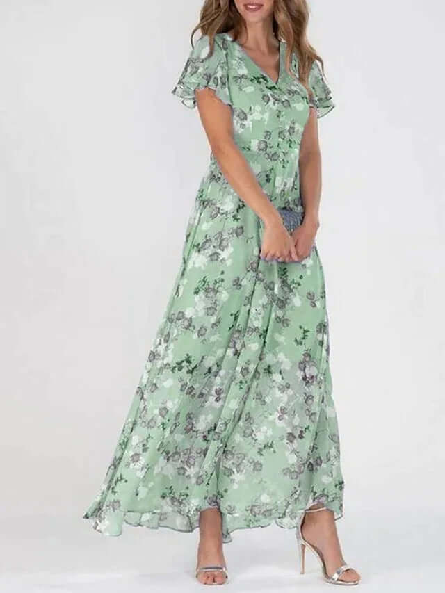 Versatile women's midi dress, embodying chic style & timeless fashion for office or evening wear. Flattering silhouette.