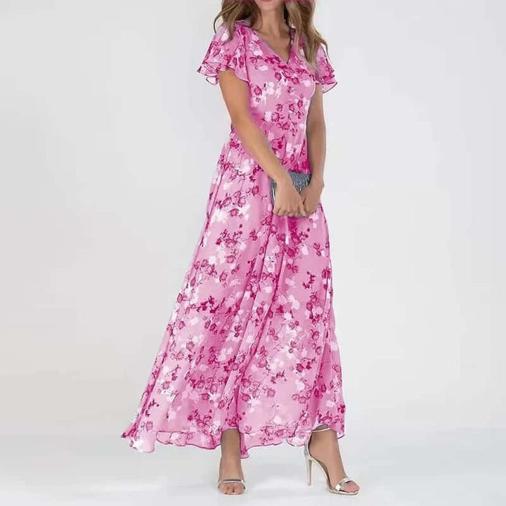 Professional women's midi dress, ideal for office wear, offering elegant style & a flattering, comfortable fit.