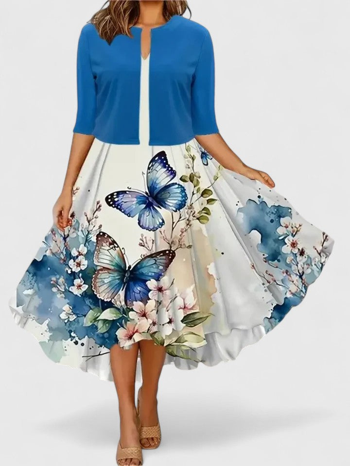 Versatile elegant midi dress for women's fashion, flattering & stylish.