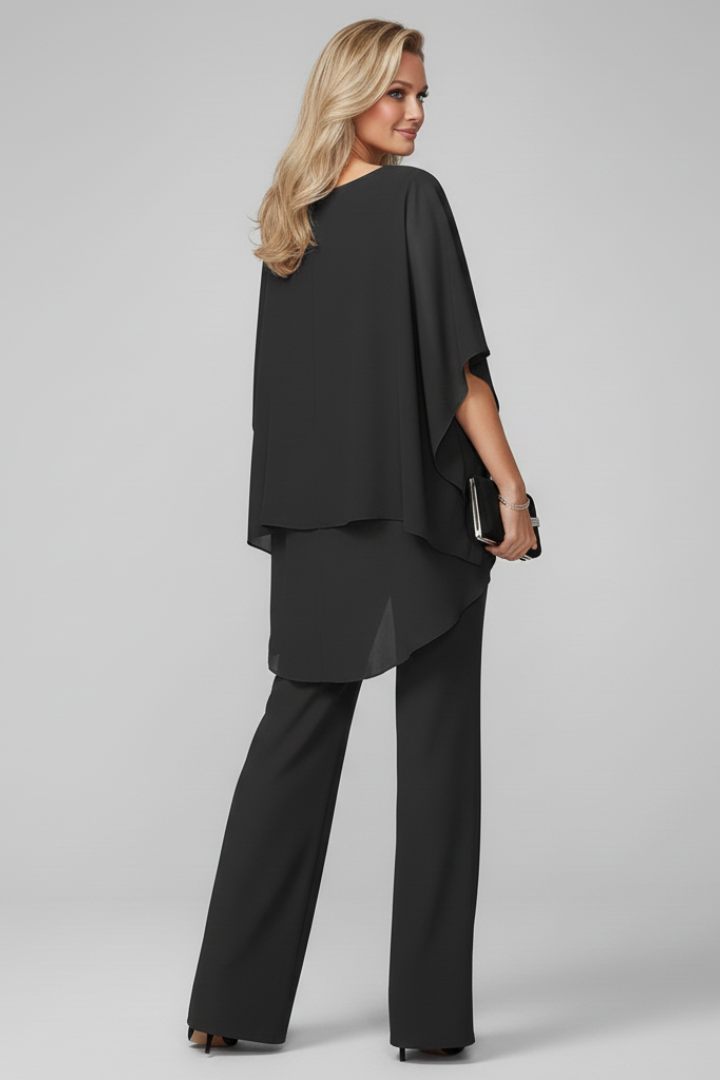 Fashionable off-shoulder wide-leg jumpsuit for women. Stunning solid color design, great for evening events & summer.