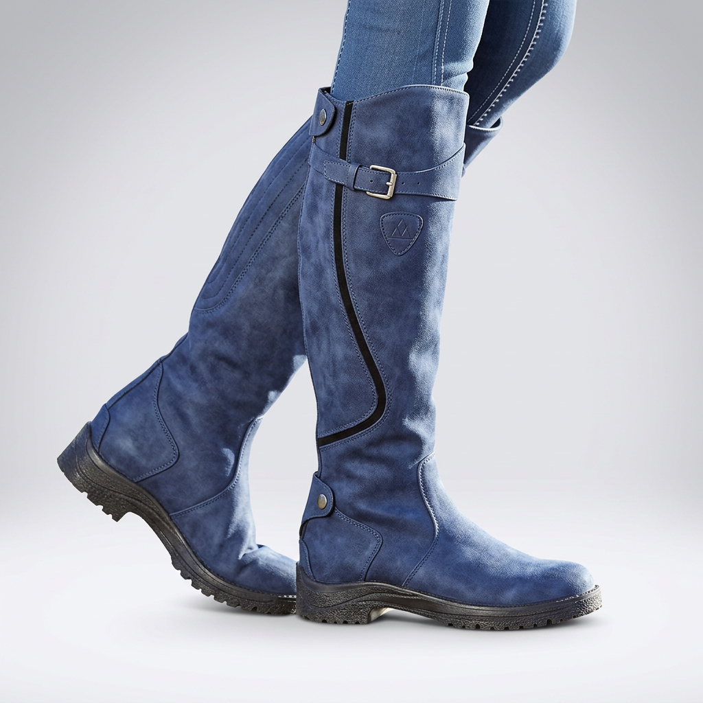 Comfortable women's orthopaedic tall boots, perfect for winter daily wear. Stylish and adjustable for all-day support.