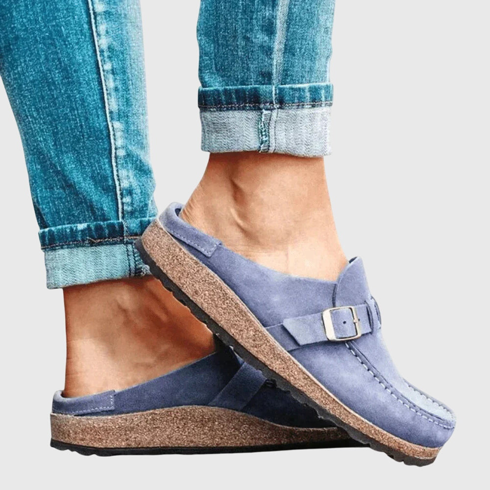 Supportive women's clogs deliver superior comfort, pain relief, and arch support. Elegant orthopedic sandals for walking.