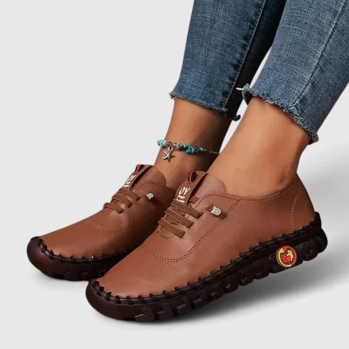 Comfortable women's orthopedic footwear offering arch support, stability, and foot pain relief for ladies.