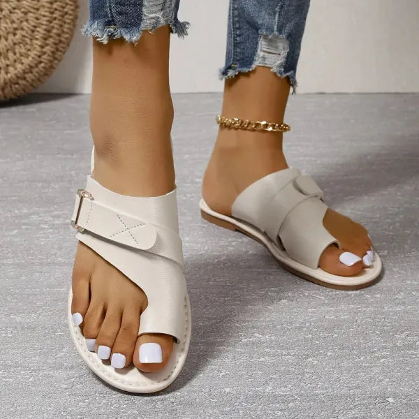 Elegant women's orthopedic sandals, perfect for bunion pain relief, arch support, and summer comfort.