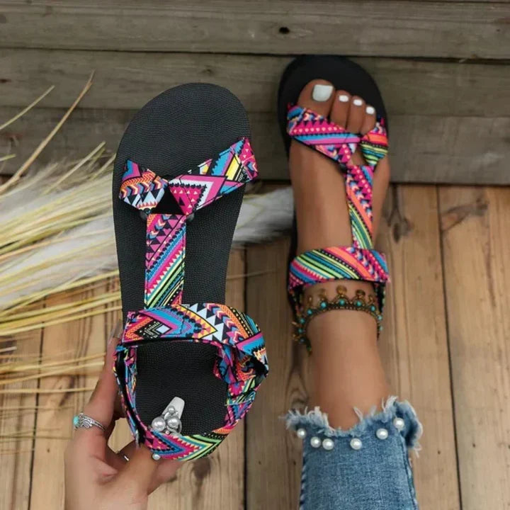 Comfortable orthopedic women's sandals featuring excellent arch support for foot comfort and stylish walking.