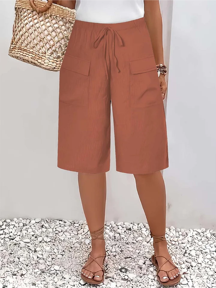 Stylish women's oversize lace pants. Relaxed fit design provides ultimate comfort for elegant casual wear.