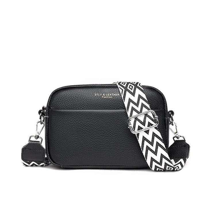 Stylish women's pebble texture leather crossbody shoulder bag, offering a sophisticated and durable accessory.