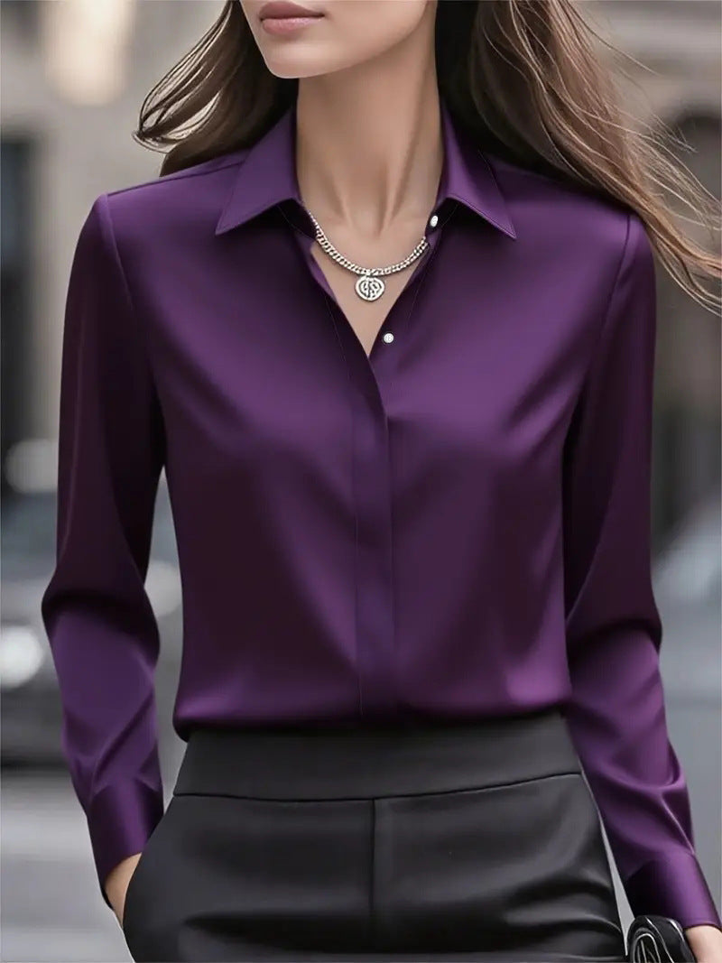 Shop the timeless chic women's silk blouse for an effortlessly elegant look.
