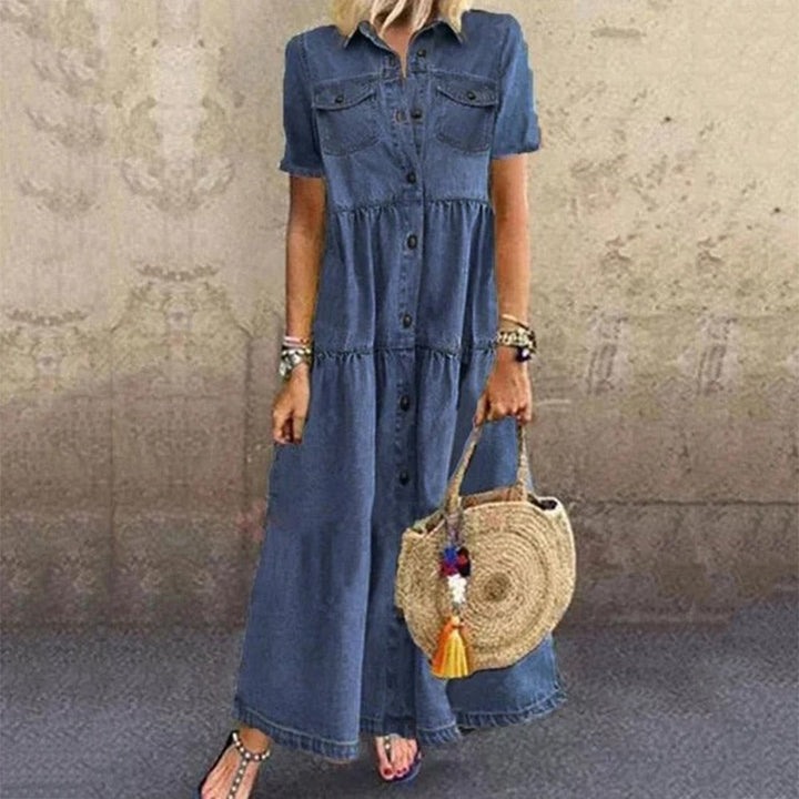Flattering women's dress, a chic and versatile fashion essential for everyday elegant wear.