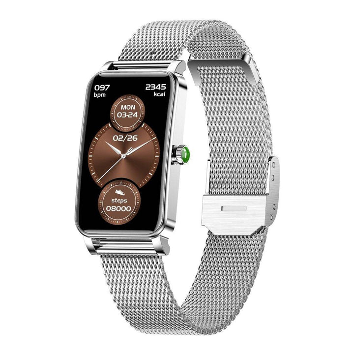 Chic women's smartwatch: water resistant, long battery life & full health tracking. A stylish companion for wellness.