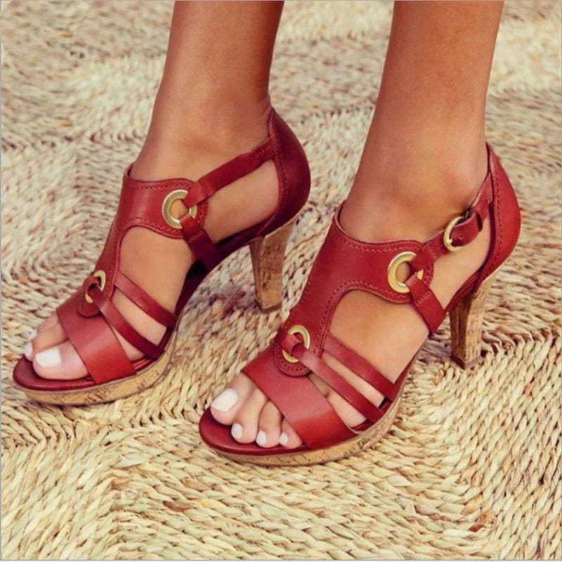 Elegant women's strap heels, perfect for formal events & party wear. Stylish & classic dress shoes for women.