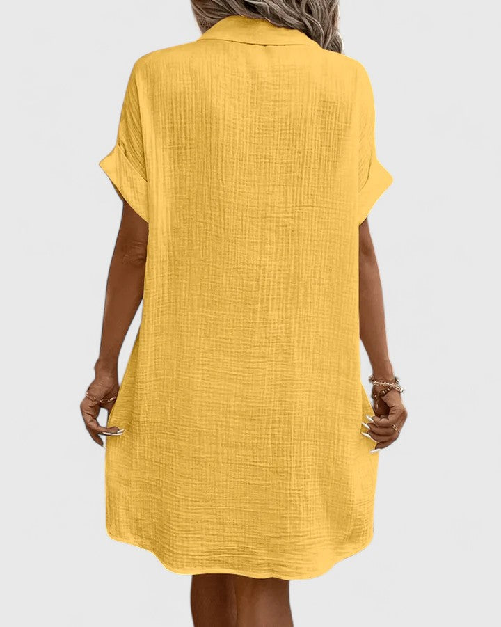 Easy-to-wear women's elegant midi dress, flowy summer fashion for any stylish occasion.
