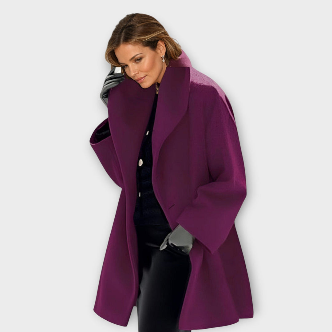 Stylish women's transitional outerwear, offering an elegant versatile jacket for spring & autumn seasons.
