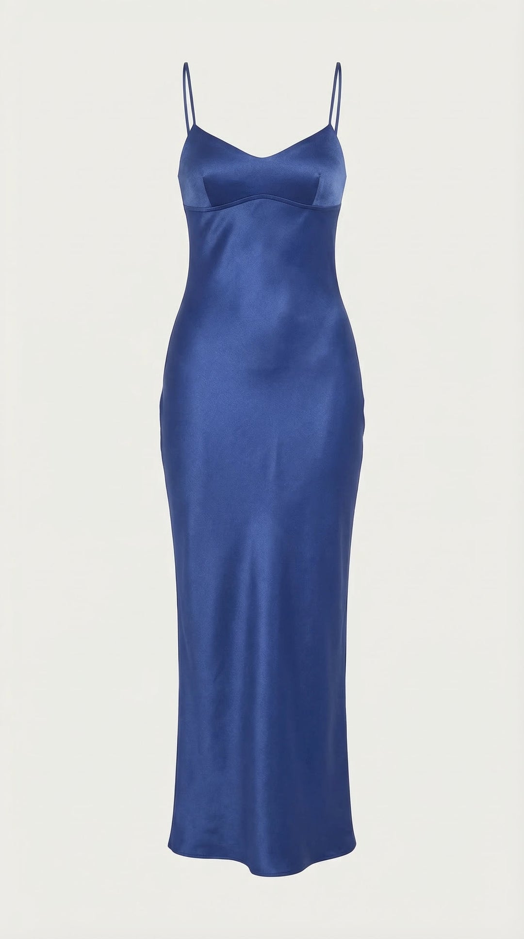 Beautiful V-neck slip maxi dress for women, a chic option for wedding guest attire.
