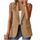 Professional women's velvet blazer for business attire. Chic long sleeve work jacket. Elegant & stylish.