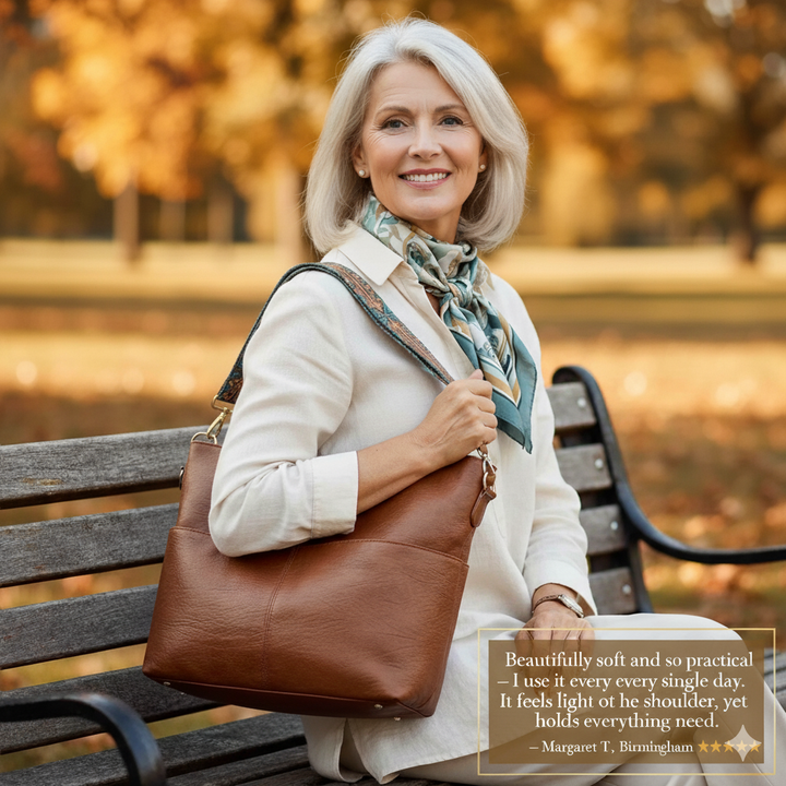 Women's vintage shoulder bag, an elegant purse with classic style. Perfect timeless accessory for daily fashion.