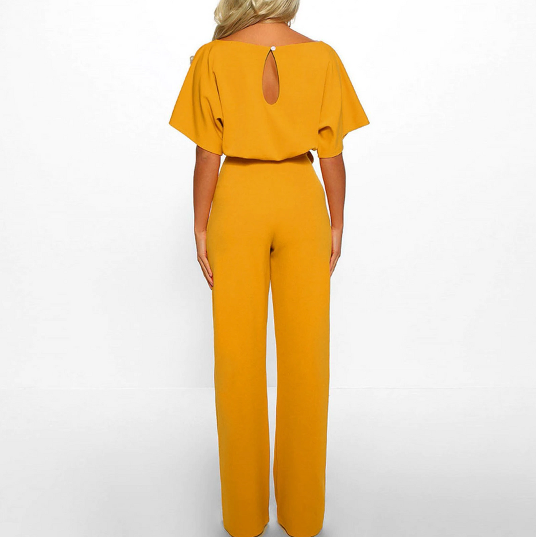Chic and comfortable women's wide leg jumpsuit, a versatile piece for any special event.