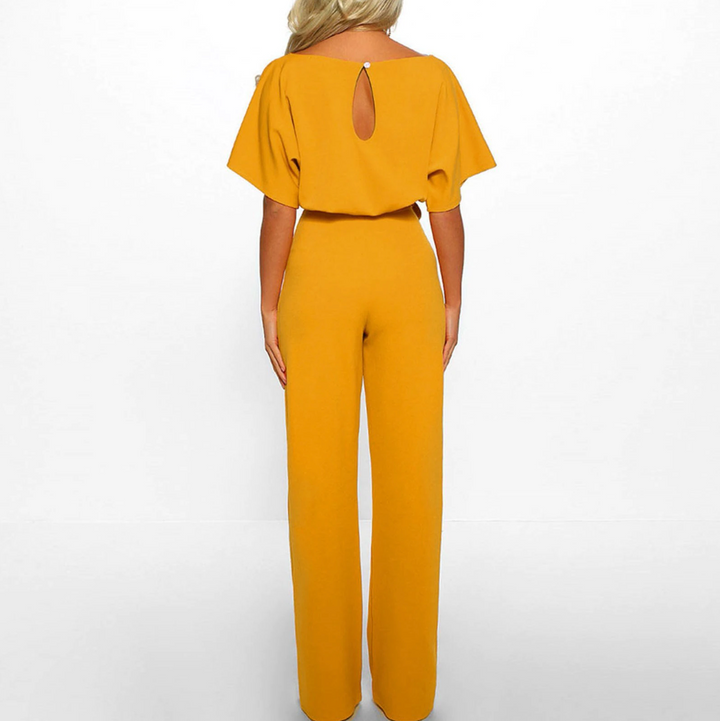 Chic and comfortable women's wide leg jumpsuit, a versatile piece for any special event.