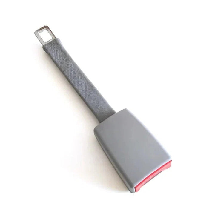Elevated car seat belt extender, universal fit, designed for comfortable & easy buckling in any vehicle.