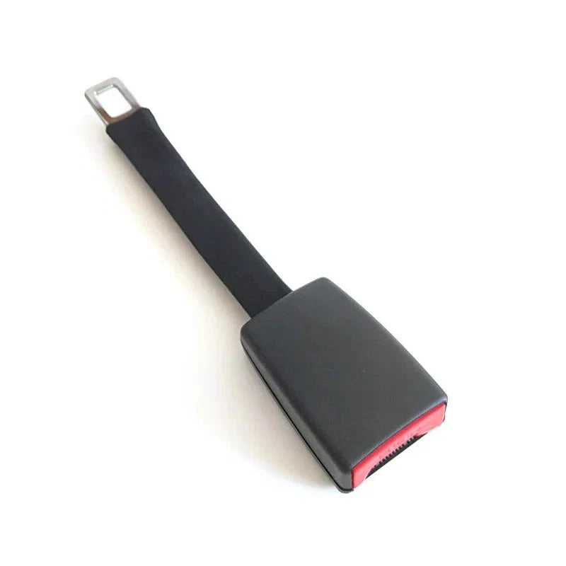 Comfortable car seat belt extender with elevated buckle, enhancing driving comfort for everyday commutes & long trips.